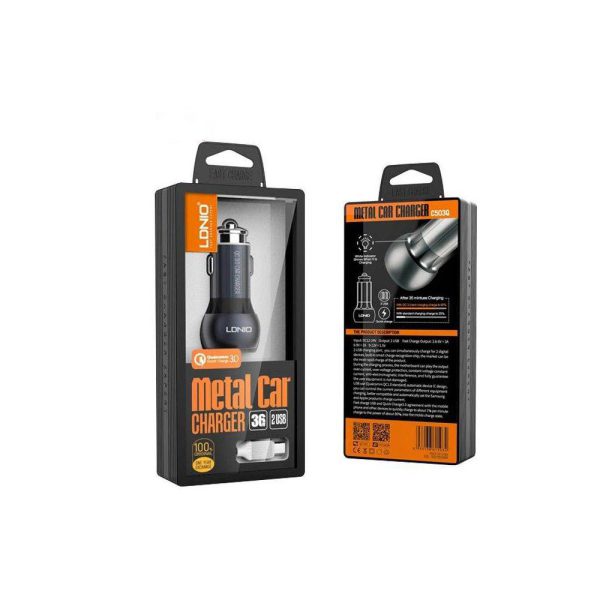 فست شارژر فندکی Ldnio مدل C503Q - Image 3