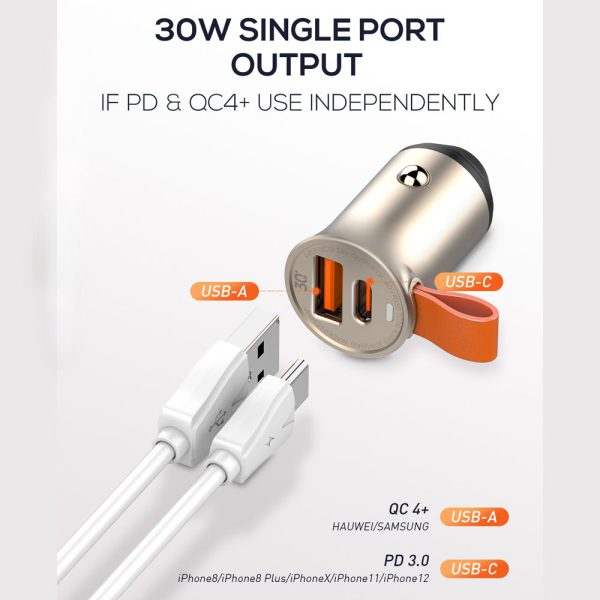 شارژر فندکی (ماشینی) Ldnio مدل C509Q - Image 4