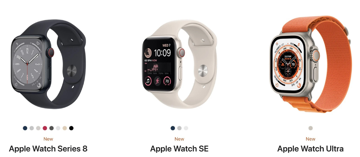 ساعت هوشمند اپل سری 8 و  اپل واچ اولترا 