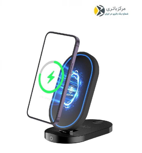 شارژر وایرلس گرین تاشو 3in1 - Image 3