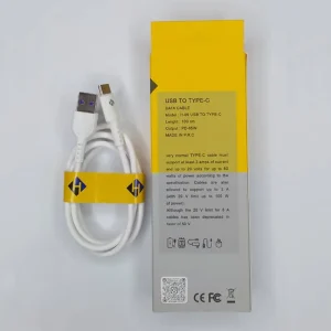 کابل فست شارژ 5 آمپر USB To Type-c مدل H-09 برند Hermit