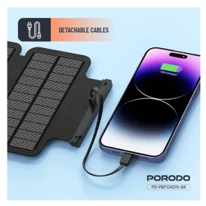 پاوربانک پنل خورشیدی 20000 پرودو PD 20W مدل PB070