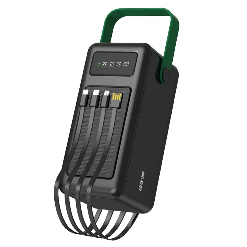 پاوربانک گرین لاین سولار مکس ۸۰۰۰۰ میلیآمپر مدل GL-PB74