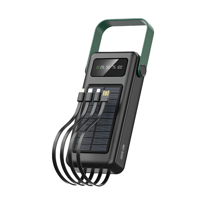 پاوربانک گرین لاین سولار مکس 30000 میلیآمپر مدل GL-PB72