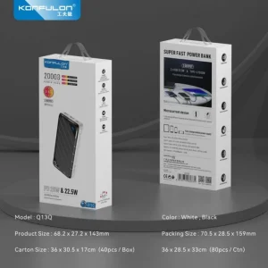 پاور بانک کانفلون 20000 مدل Q13q